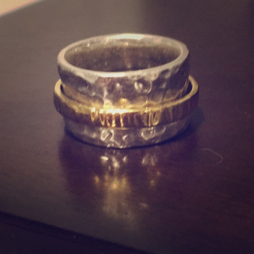 Silpada hammered sterling silver ring